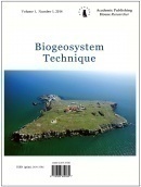 Biogeosystem Technique, 2020, 7(1)